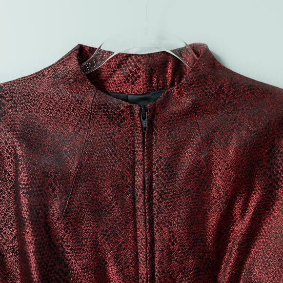 Y2K Jessica McClintock Millennium 2000 Brocade Blazer & Top Two Piece Set Size 6 - Picture 13 of 16